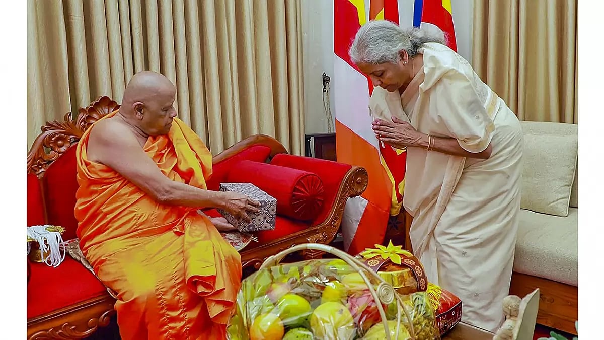 Nirmala Sitharaman in Sri Lanka