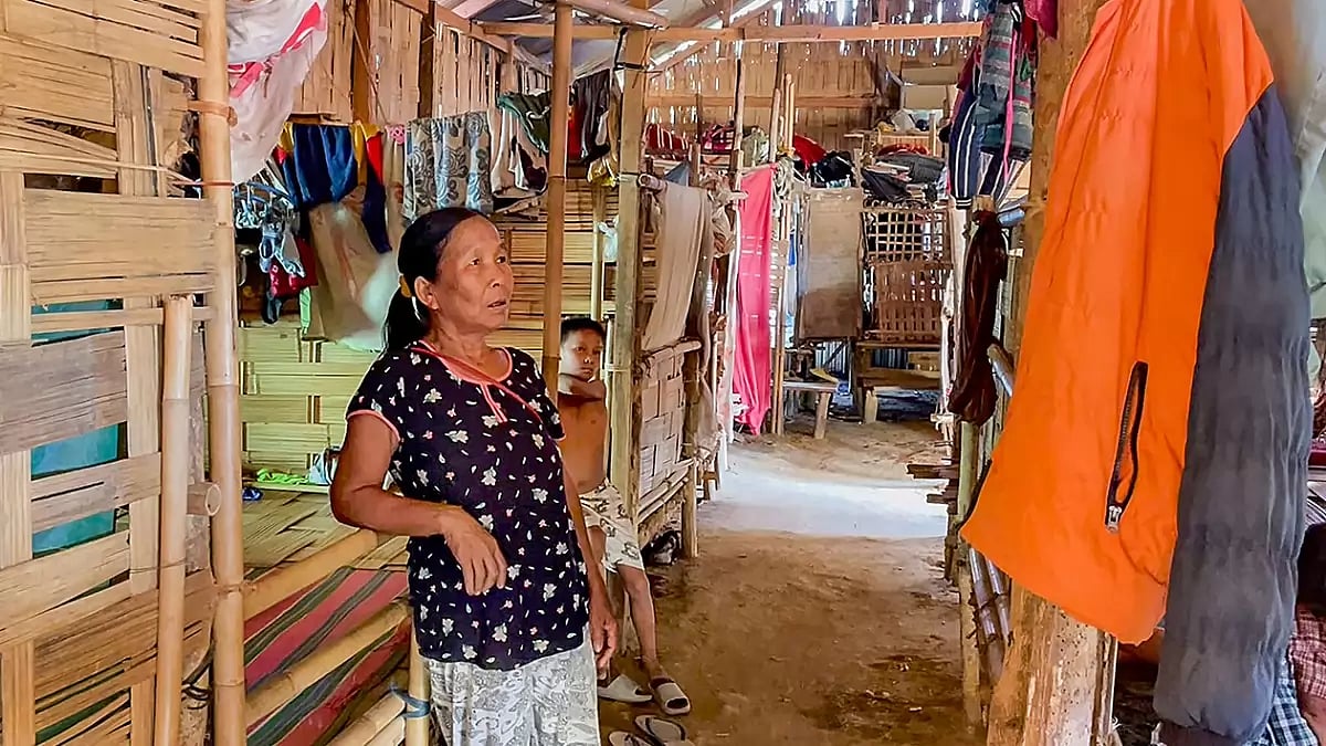 Myanmar refugees in Mizoram