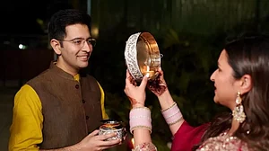 Raghav Chadha and Parineeti Chopra