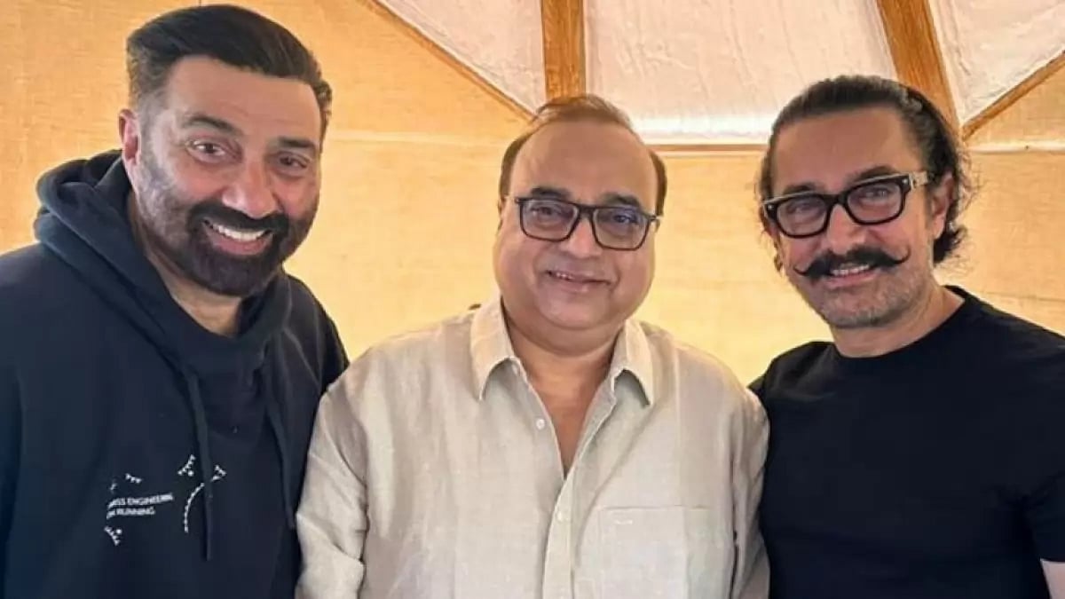 Sunny Deol, Rajkumar Santoshi, Aamir Khan