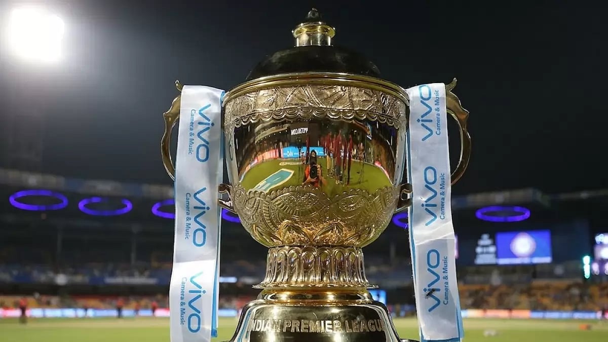 The IPL trophy.