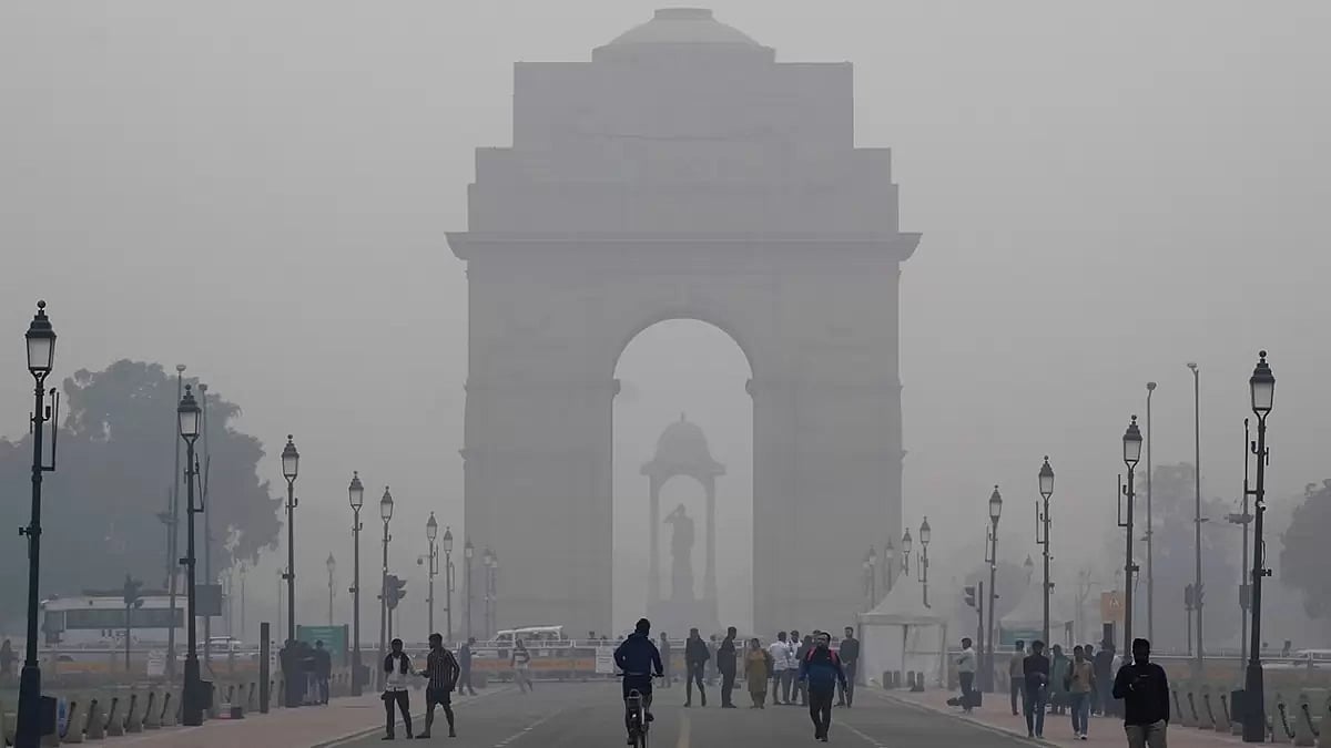 Haze in Delhi