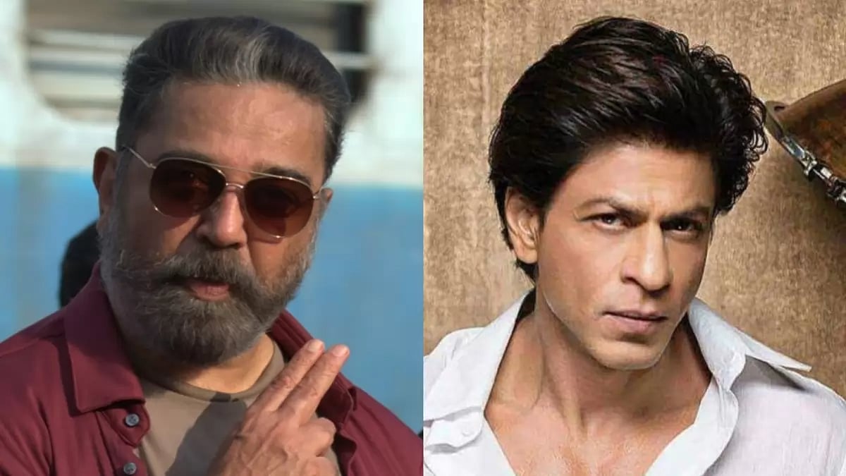 Actors Shah Rukh Khan and Kamal Haasan