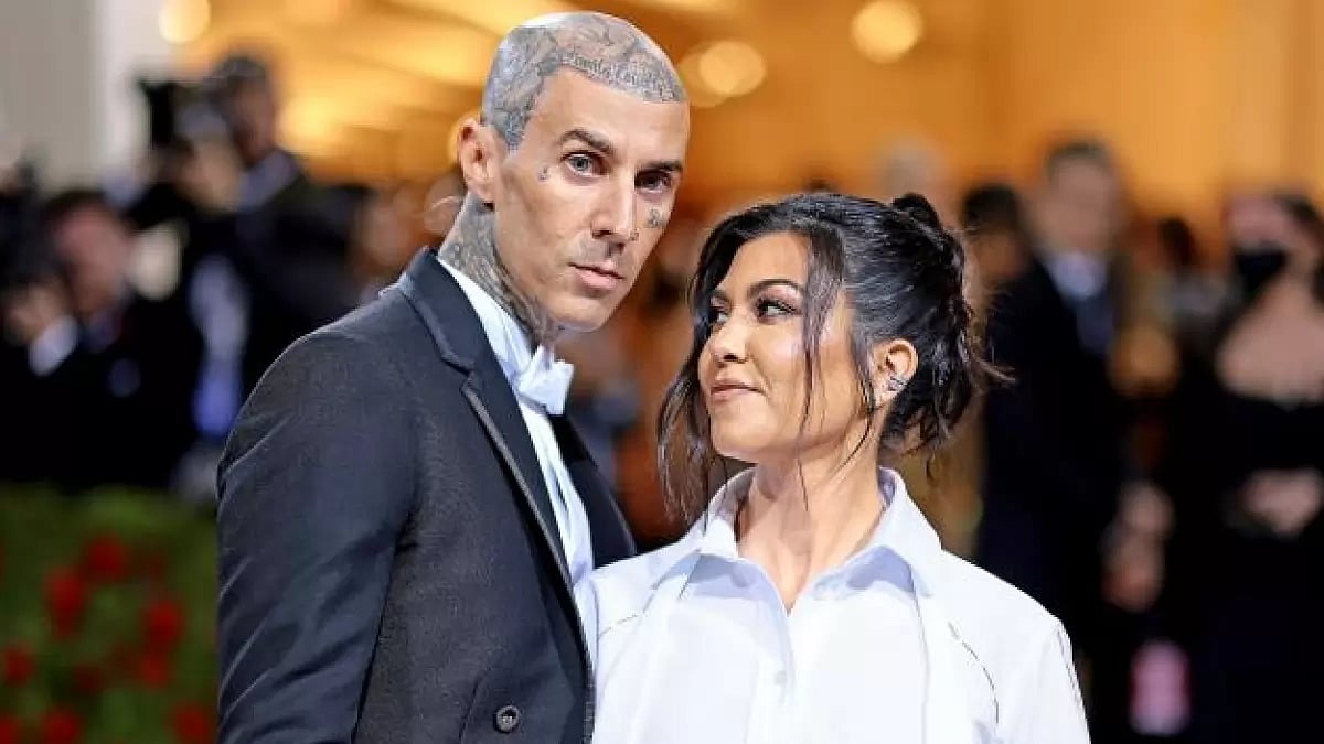 Kourtney Kardashian and Travis Barker