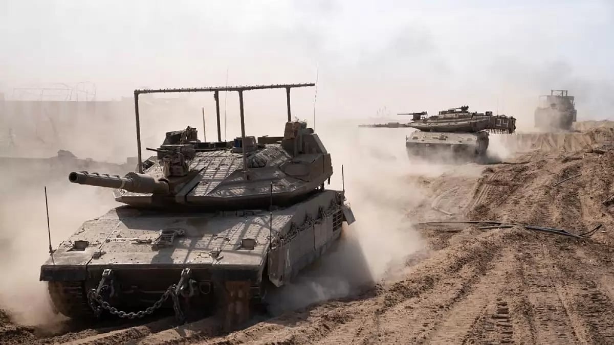 Israeli military operating in Gaza during the Israel-Hamas War (Photo: Twitter/IDF)