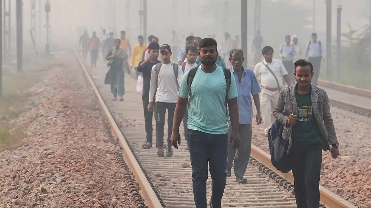 Foggy morning in Delhi