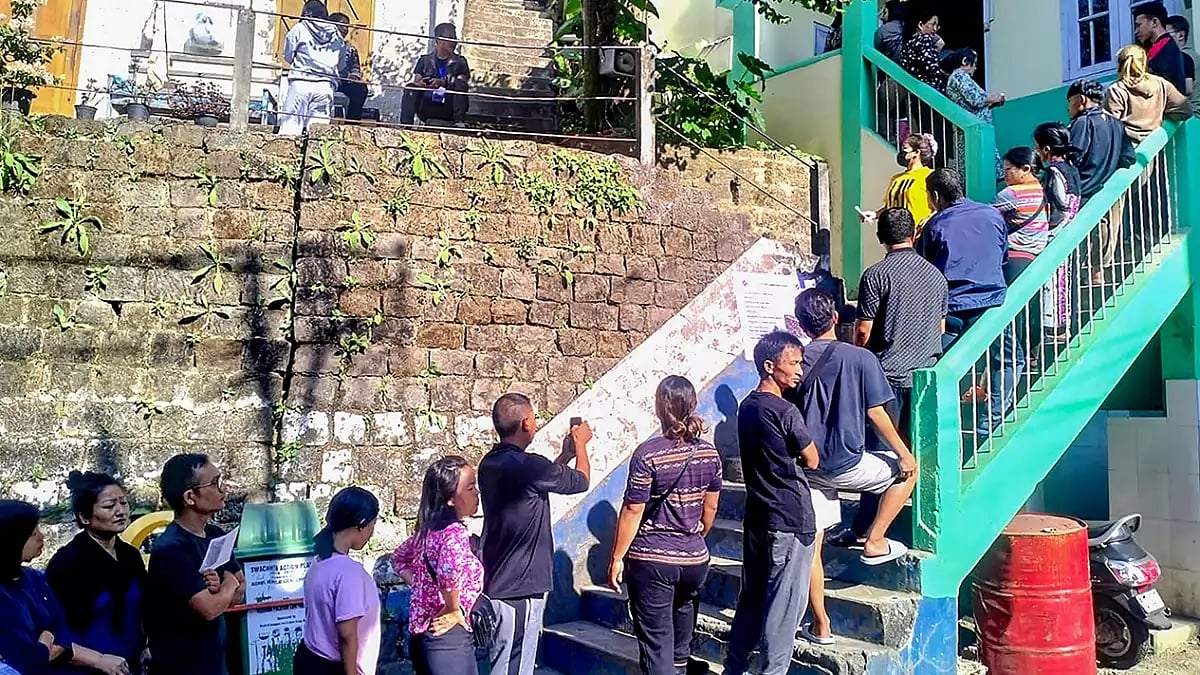 Voting for Mizoram polls