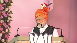 Prime Minister Narendra Modi atteds Chhattisgarh rally.
