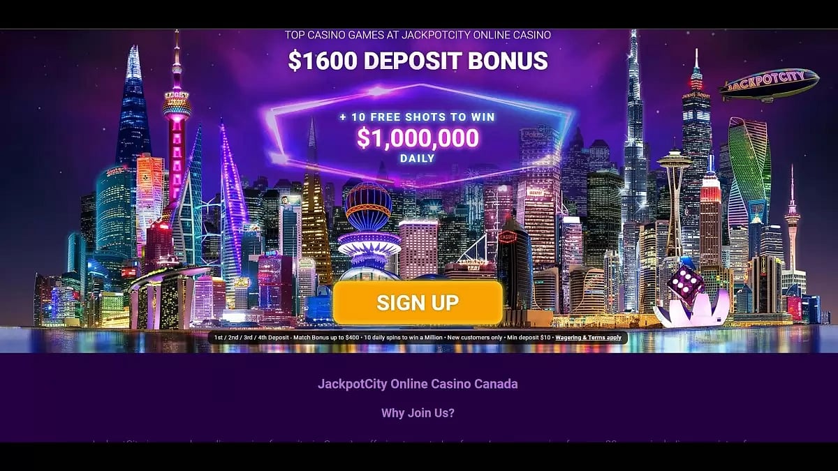 Jackpot City Online Casino Canada
