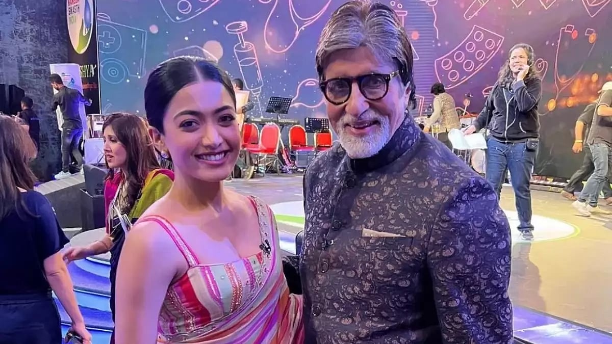 Rashmika Mandanna and Amitabh Bachchan
