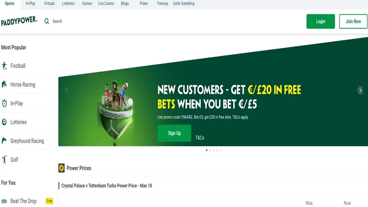 PaddyPower Review
