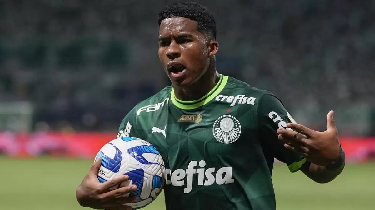 File image of Brazilian footballer Endrick Felipe.