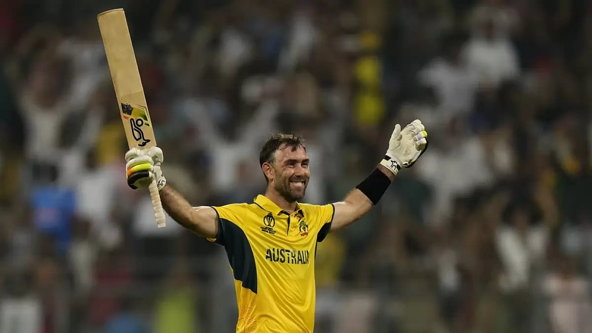 Australia's double centurion Glenn Maxwell - null