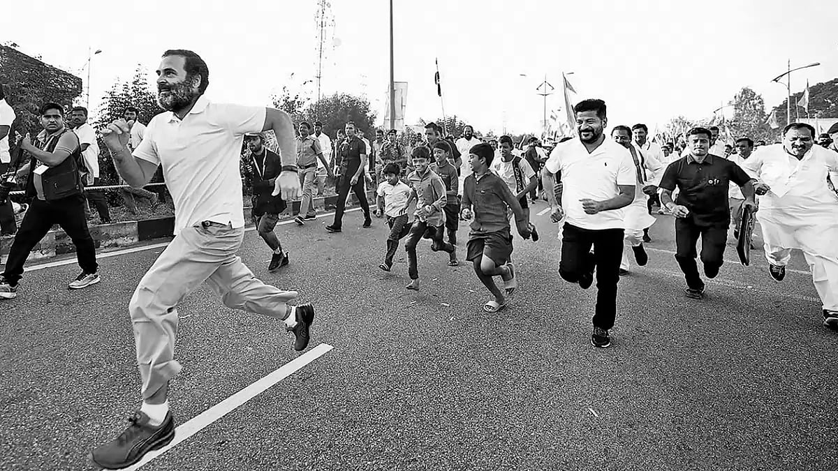 Rahul Gandhi during his Bharat Jodo Yatra