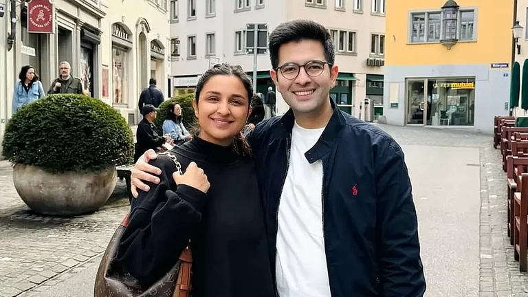 Parineeti Chopra with Raghav Chadha - null