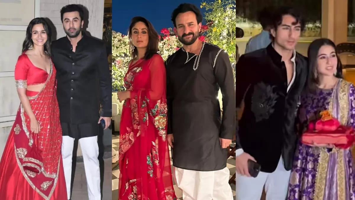 Alia Bhatt, Ranbir Kapoor, Kareena Kapoor, Saif Ali Khan, Sara Ali Khan, Ibrahim Ali Khan