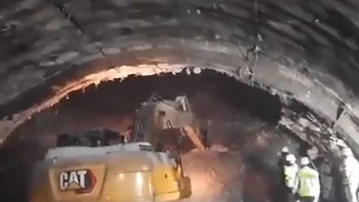 Rescue operations on inside Uttarkashi tunnel. 
