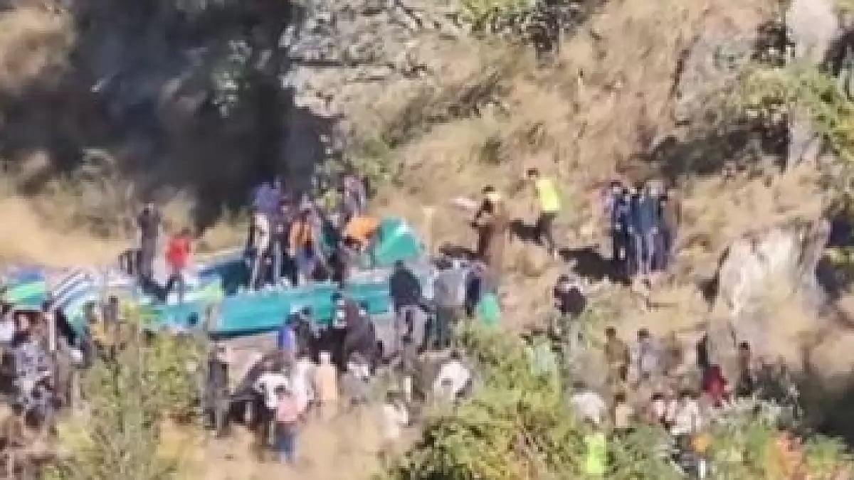 A bus fell into the gorge in Jammu & Kashmir's Doda on Wednesday
