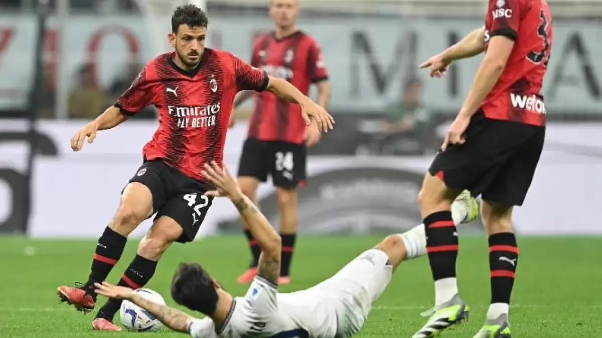 File image of AC Milan's Alessandro Florenzi in action.