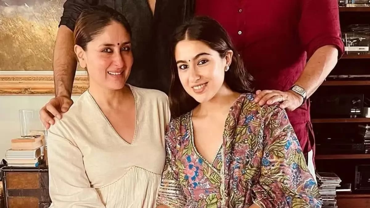 Kareena Kapoor with Sara Ali Khan