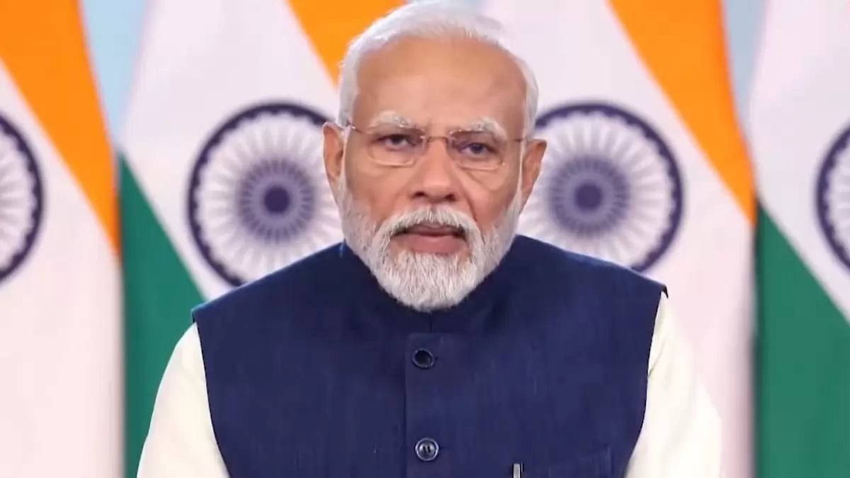 PM Modi speaks at the opening event of the Voice of Global South Summit.