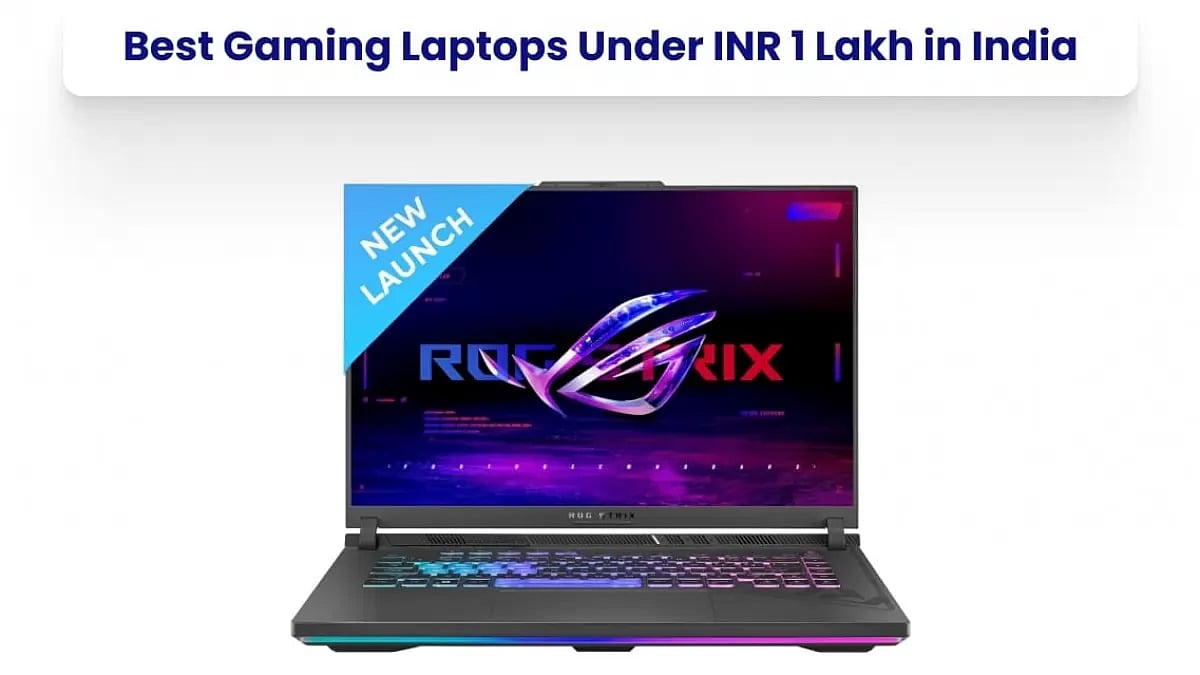Best Gaming Laptops Under INR 1 Lakh in India