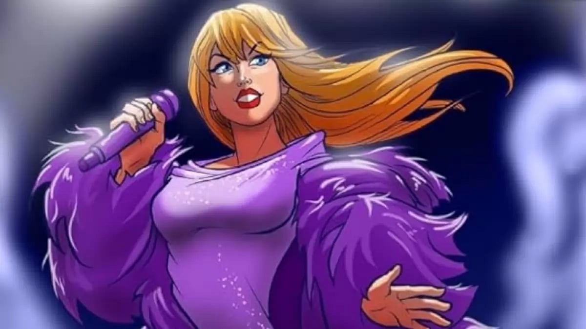 The 22-page glossy comic traces Swift's journey to stardom. 