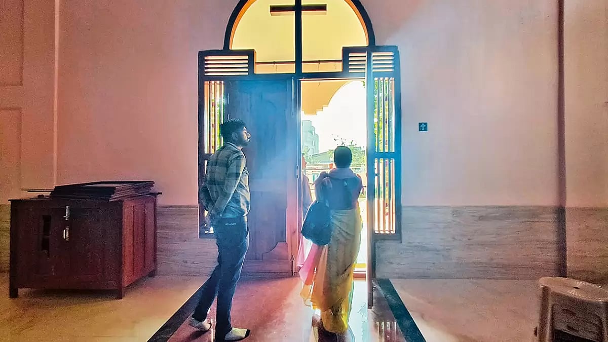 Unfair Target: The Sacred Heart Church in Banglapara, Naryanpur, nine months after it was vandalised by a communal mob