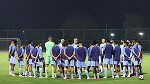 Indian football team in preparation ahead of the Qatar game