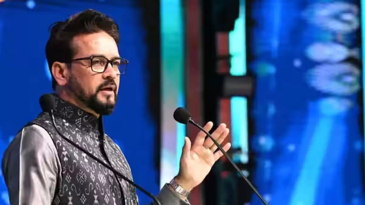 Union Information and Broadcasting Minister Anurag Thakur