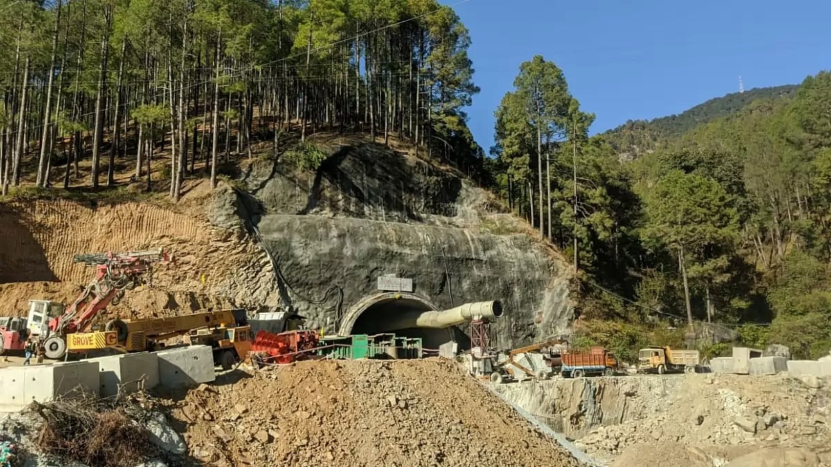 Rescue efforts at the Silkyara tunnel in Uttarkashi