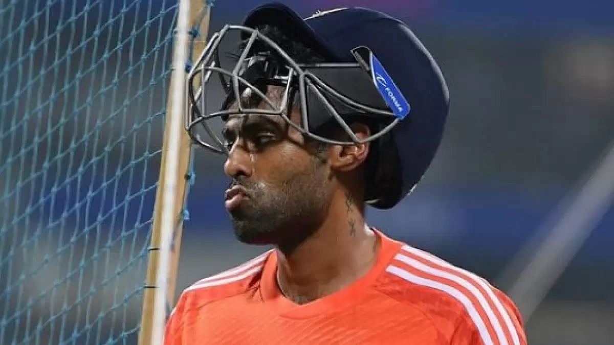 Suryakumar Yadav during the training season