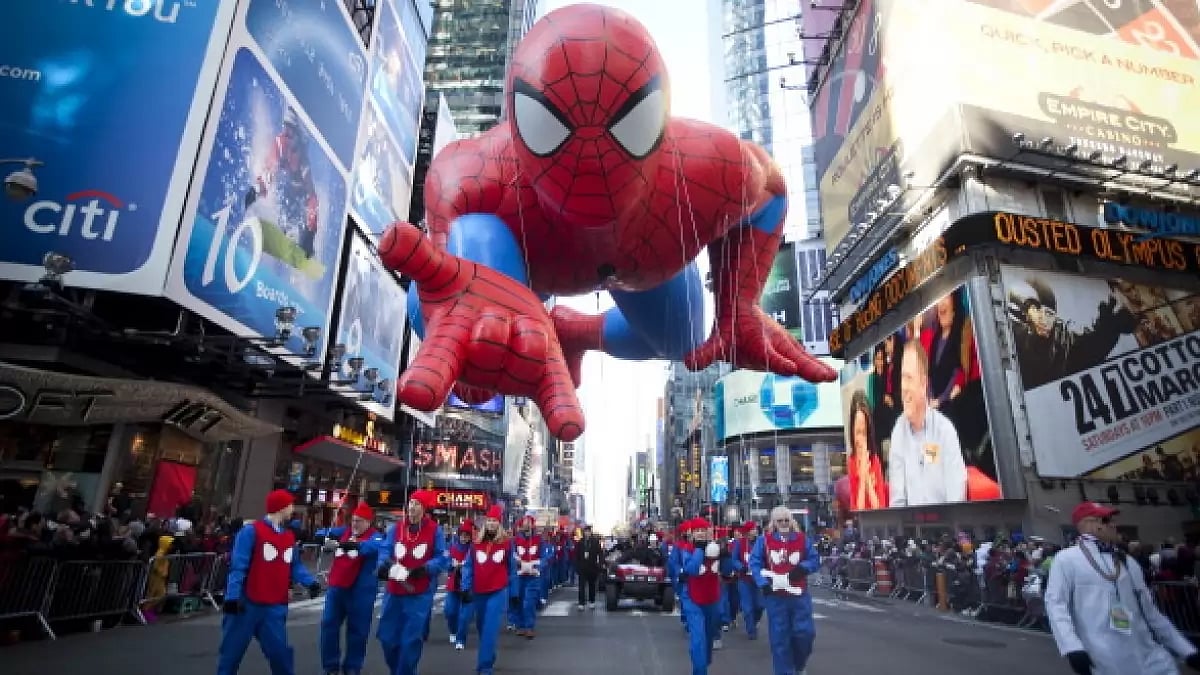 Spectacle From The Macy's Thanksgiving Parade on 24th Nov, 2011 in New York City