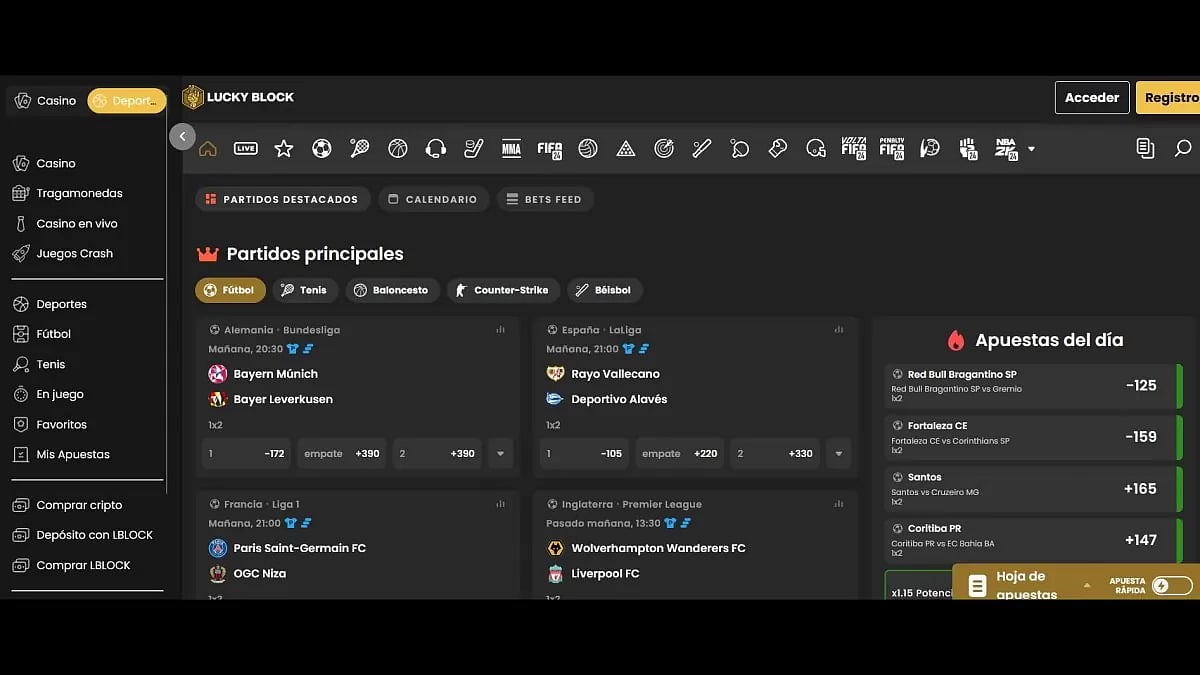 Las mejores apuestas deportivas