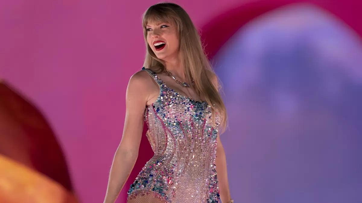 Taylor Swift performs during 