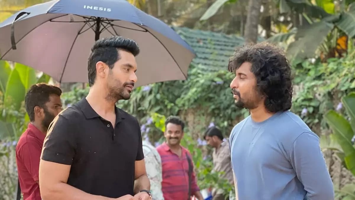 Actors Angad Bedi and Nani