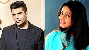Karan Johar and Rani