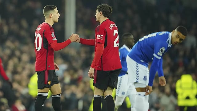 English Premier League 2023-24: Alejandro Garnacho Scores Outrageous Goal As Manchester United Beat Everton 3-0 Amid Protests - In Pics