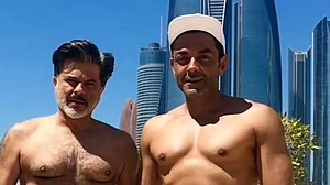 Actors Anil Kapoor and Bobby Deol