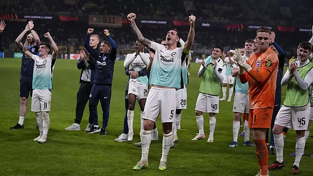 UEFA Europa League 2023-24: Joao Pedro, Tomas Soucek Shine As Brighton, West Ham Secure Places In Knock-Outs - In Pics