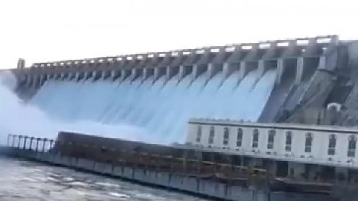 Nagarjunasagar Dam on Krishna River