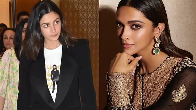 Alia Bhatt Draws Flak From Netizens As She Dons Ranbir Kapoor's 'Animal' Themed Tee; Fans Say 'Copying Deepika Padukone'