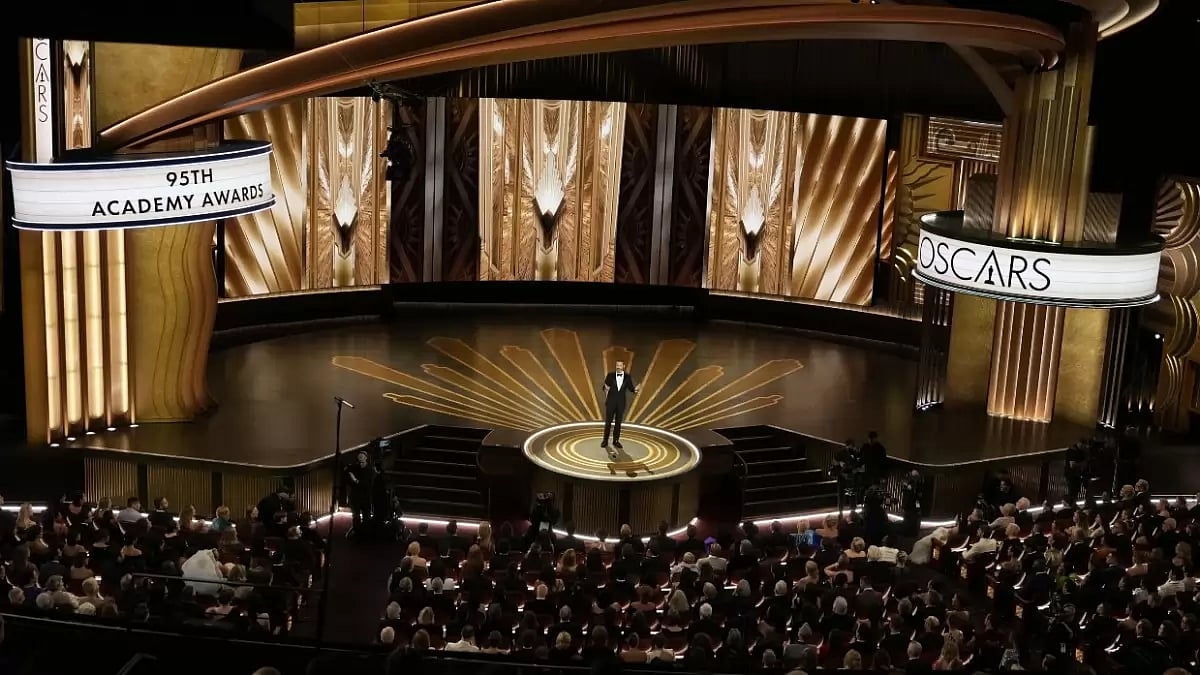 Host Jimmy Kimmel at the Oscars