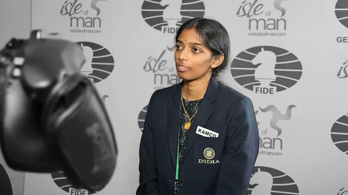 India's 84th Grandmaster Vaishali Rameshbabu.  - null