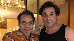 Dharmendra And Bobby Deol
