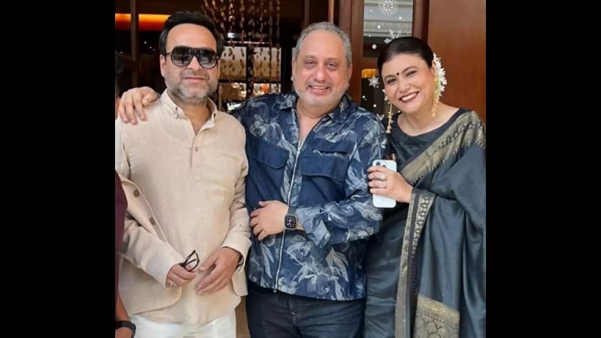 Left to Right - Pankaj Tripathi, Viraf Sarkari, Mridula Tripathi