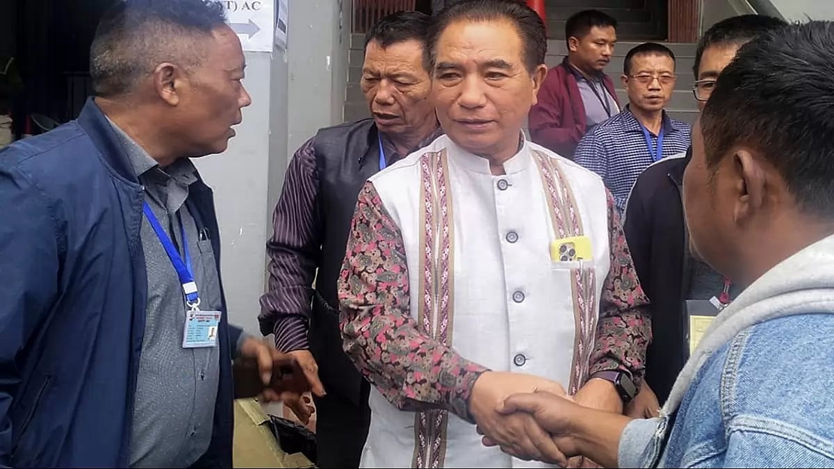 Zoram People's Movement (ZPM) chief and CM candidate Lalduhoma