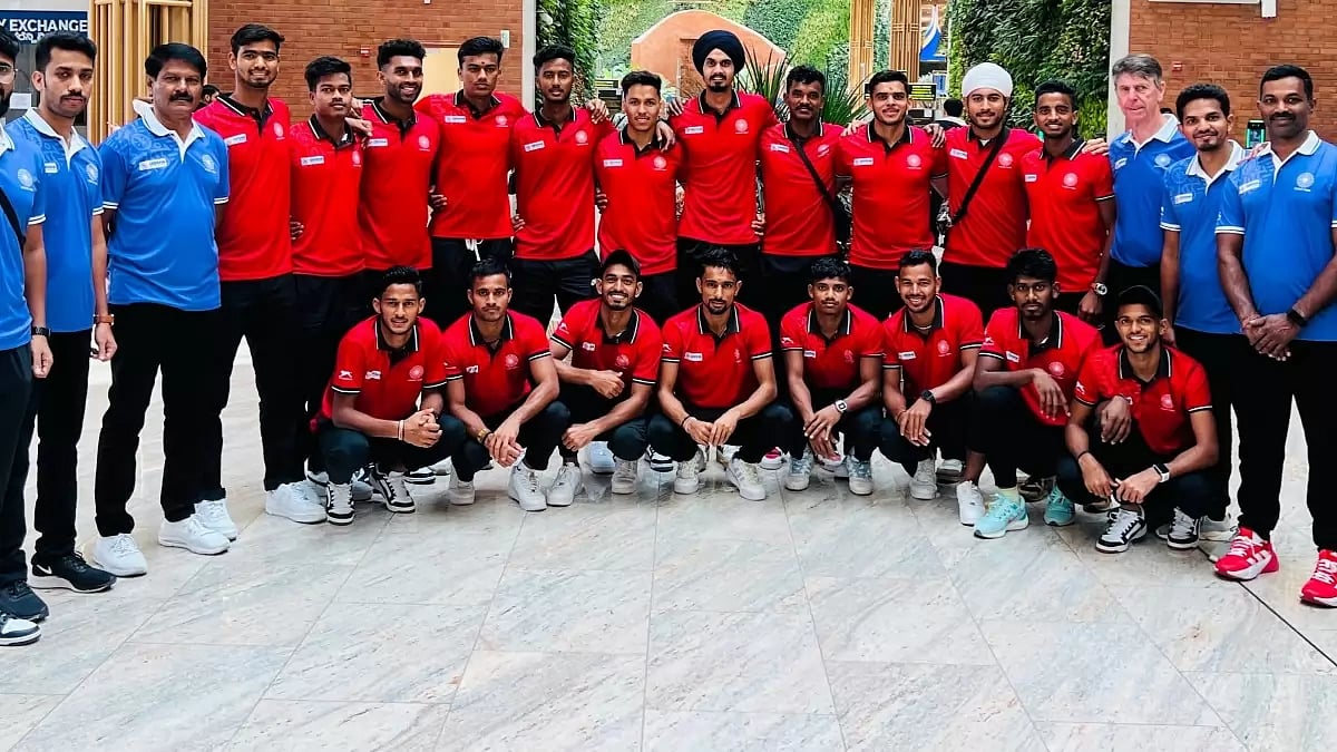 India's junior men's hockey team leaves for Kuala Lumpur for the FIH World Cup.