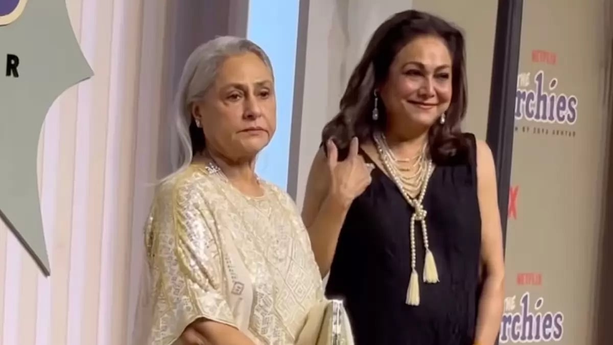 Jaya Bachchan with Tina Ambani