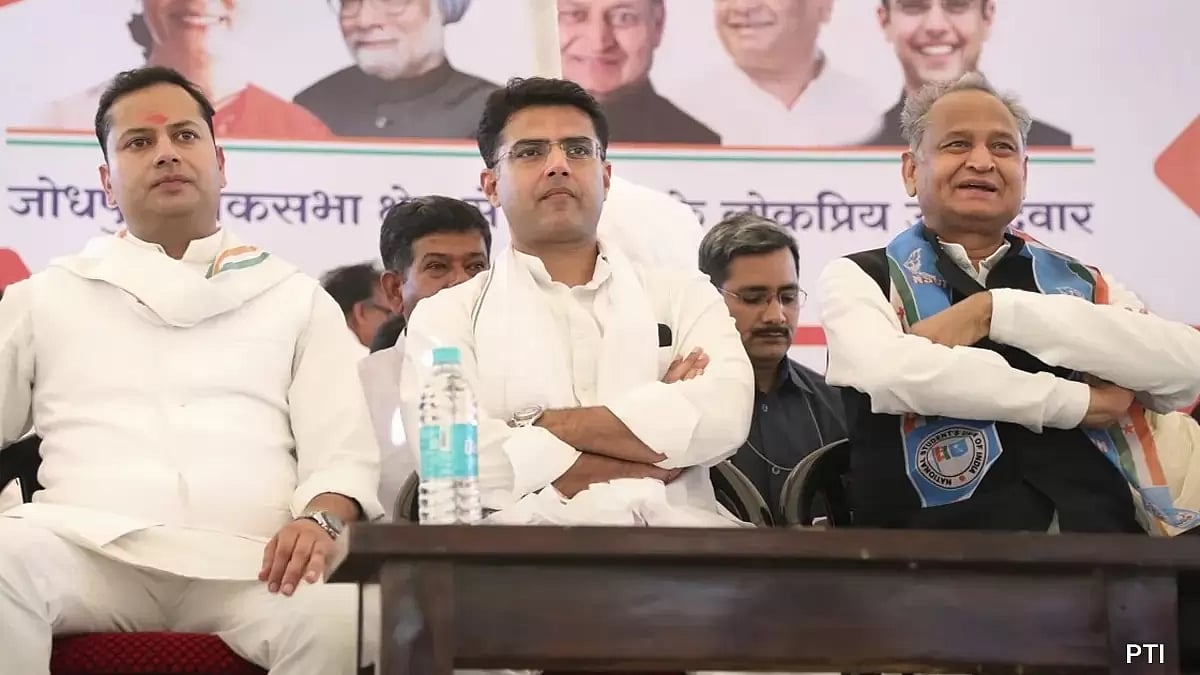 Outgoing Rajasthan Chief Minister Ashok Gehlot's OSD Lokesh Sharma